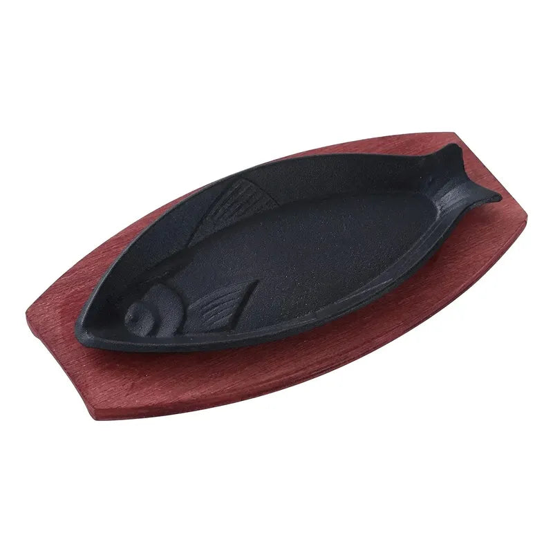 Plato Plancha De Hierro Fundido Altmann Negro