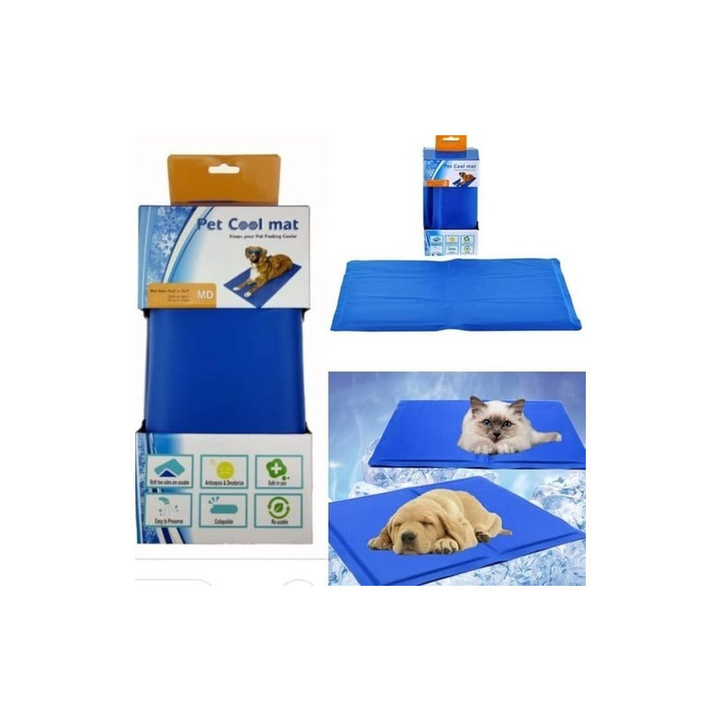 Manta Refrescante Alfombra Mascotas Cama Cojin Perro 50x90cm