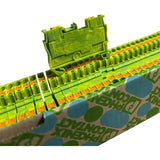 Bornera Tierra Phoenix Contact Pt 2,5-pe Caja 50u Verde