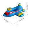 Flotador Inflable Con Manubrio Avion Playa Piscina Bebes