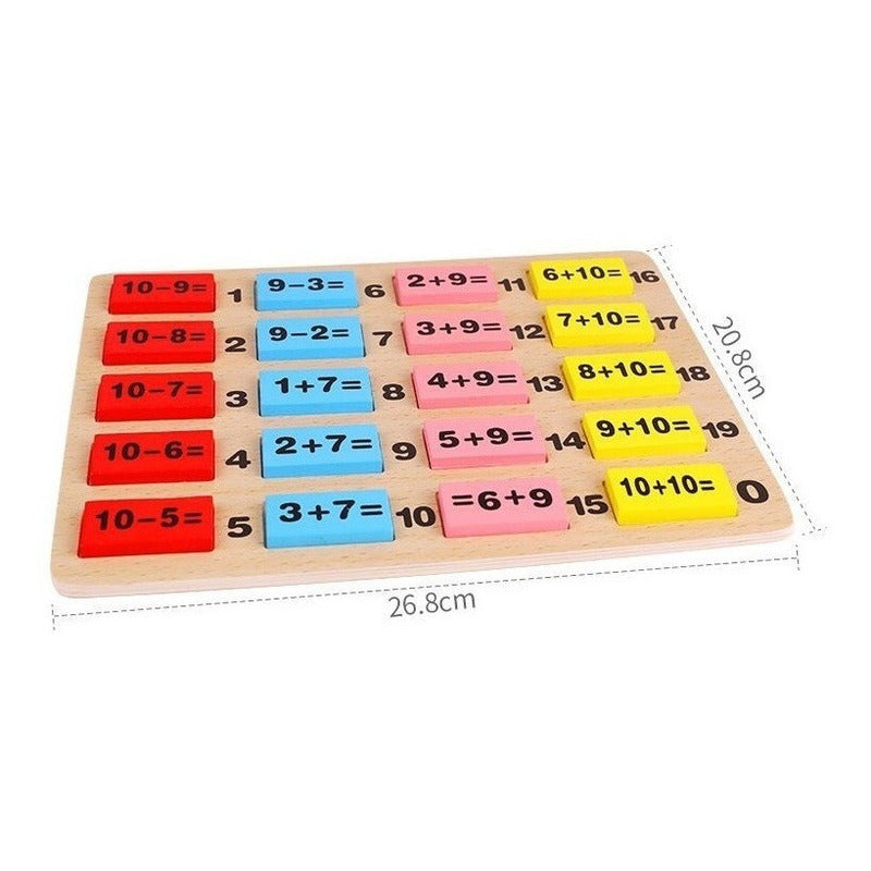 Tabla Matemática Multiuso Didáctica Montessori Altmann