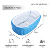 Tina Baño Bebe Inflable Portatil Bañera Plegable C/inflador