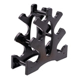 Rack Para Mancuernas Con Soporte Compacto De 3 Niveles Negro