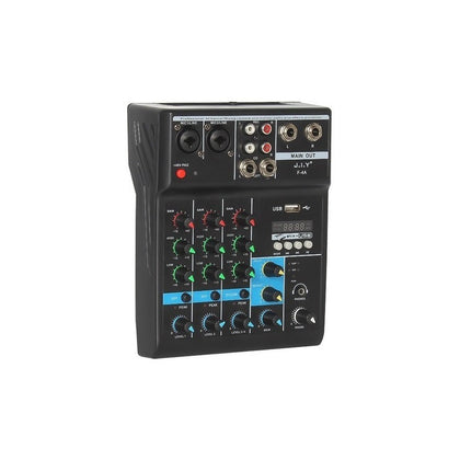 Mesa De Sonido Jiy-f4a 4 Dj Mp3 / Usb / Bluetooth / Canales