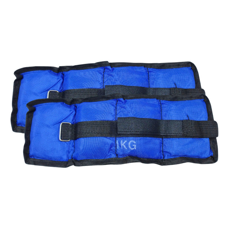 Par de Pesas Tobillera y Muñequera 3.5 kg c/u (7 kg Total) Azul