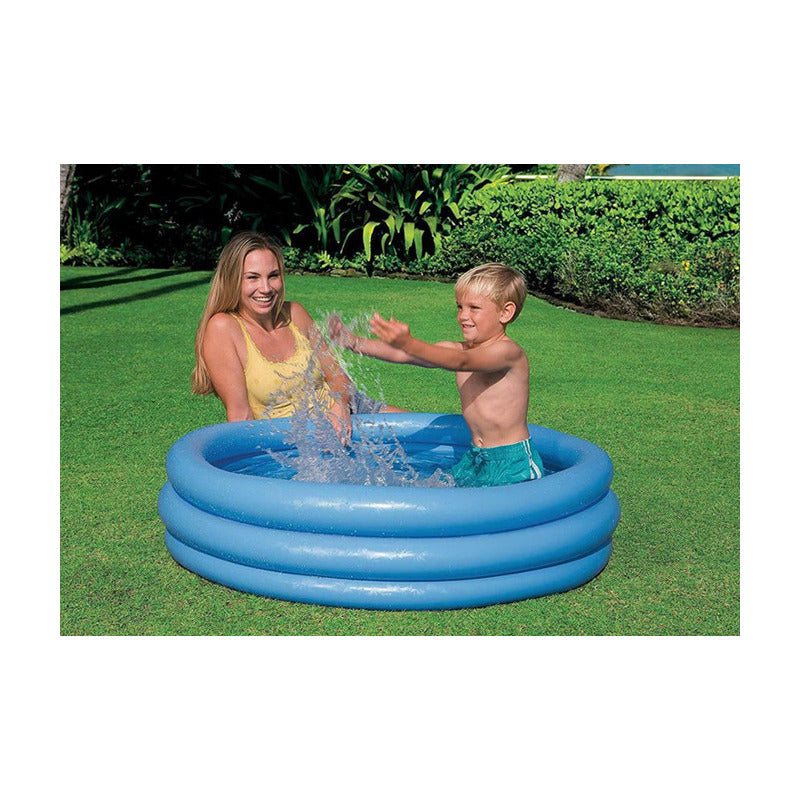 Piscina Inflable Plástico Bebe 3 Anillos 80 X 35 Cms Verano