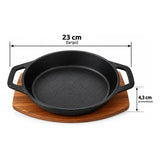 Cacerola De Hierro Fundido Altmann Negro