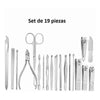 Set Manicure 19 Piezas Herramientas Para Uñas Pies Importada