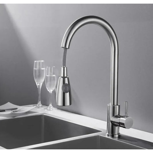 Llave Monomando Lavaplatos Profesional Extraíble Importada