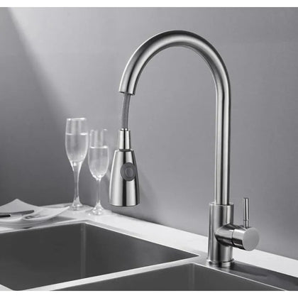 Llave Monomando Lavaplatos Profesional Extraíble Importada