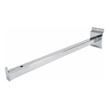 Gancho Recto Altmann 40 Cm Para Panel Ranurado X4 Plateado