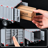 Camioneta Cerrada A Control Remoto Altmann Gris Camion Cerrado