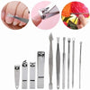 Set Manicure 19 Piezas Herramientas Para Uñas Pies Importada