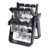 Rack Especiero Condimentero 18 Frascos Multiuso Giratorio Negro Xl 360