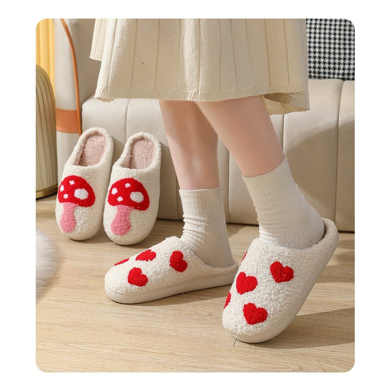 Pantuflas Peluche Mantener Caliente Suaves Y Cómodo Unisex