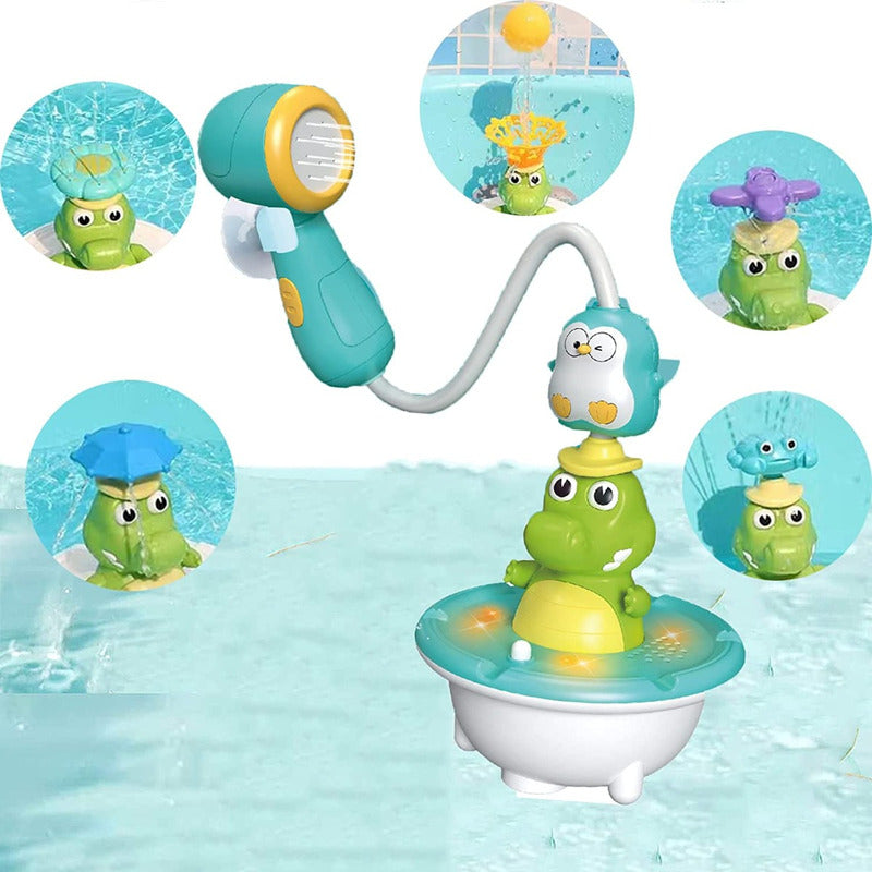Juguete Acuatico De Dinosaurio De Tina Baño Infantil