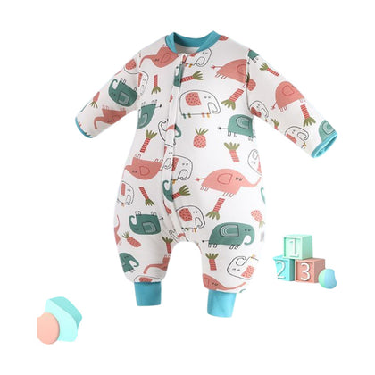 Saquitos/sacos Manga Fija  Tog2.5 Otoño/invierno Patita Dinosaurio 80cms