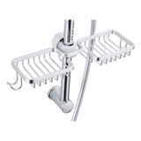 Rejilla Escurridor Esponja Doble Metalica Con Soporte  Gris