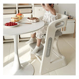 Silla Comer Bebe Multifuncional Con Adaptador Plegable  Plegable Blanco