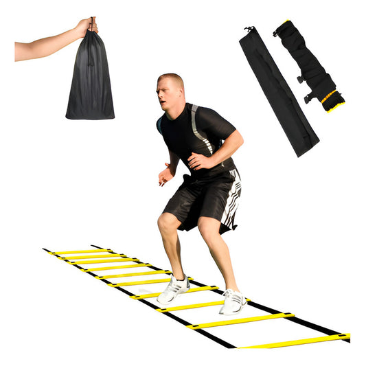 Escalera De Coordinación 12 Peldaños Deportes Agilidad 6m.