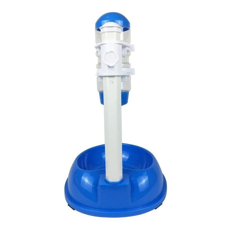 Bebedero De Agua Para Perros Y Gatos Alimentador Importado Azul