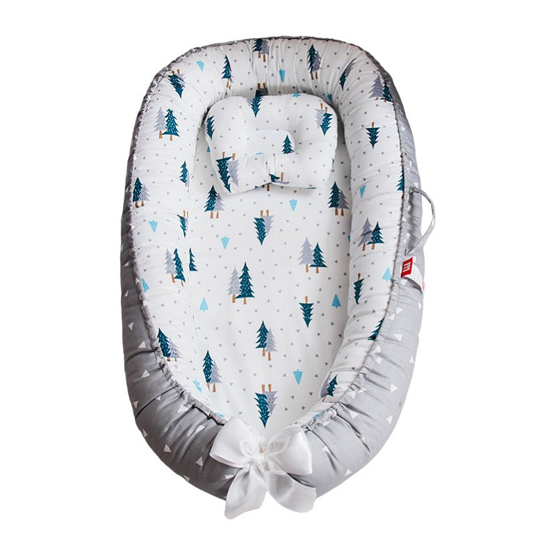 Cama Cojín Nido Colecho De Algodón + Almohada Reforzado Impo