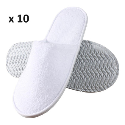 Kit 10 Pantuflas Hoteleras Premium Suela 7mm / 3 Modelos
