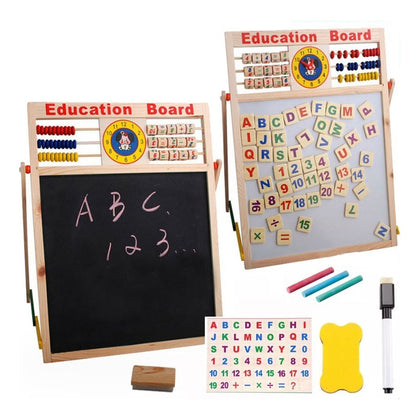 Pizarra Magnetica Doble Para Niños Educativa Plumon Y Tiza