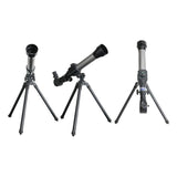 Telescopio Infantil De Iniciacion + 3 Lentes Importado Gris