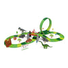 Pista De Dinosaurio Flexible Con Auto Dinosaurio 191 Piezas