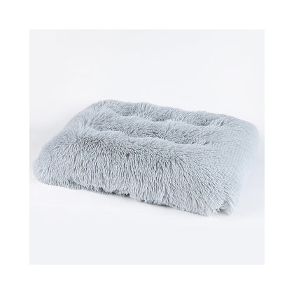 Cama Alfombra Felpuda Relajante Antiestres Mascota 90cms