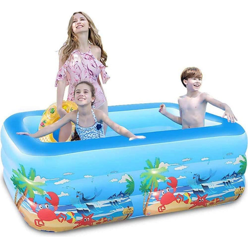 Piscina Inflable De Bebe 180 Cm X 130cm X 53cm Importada Diseños