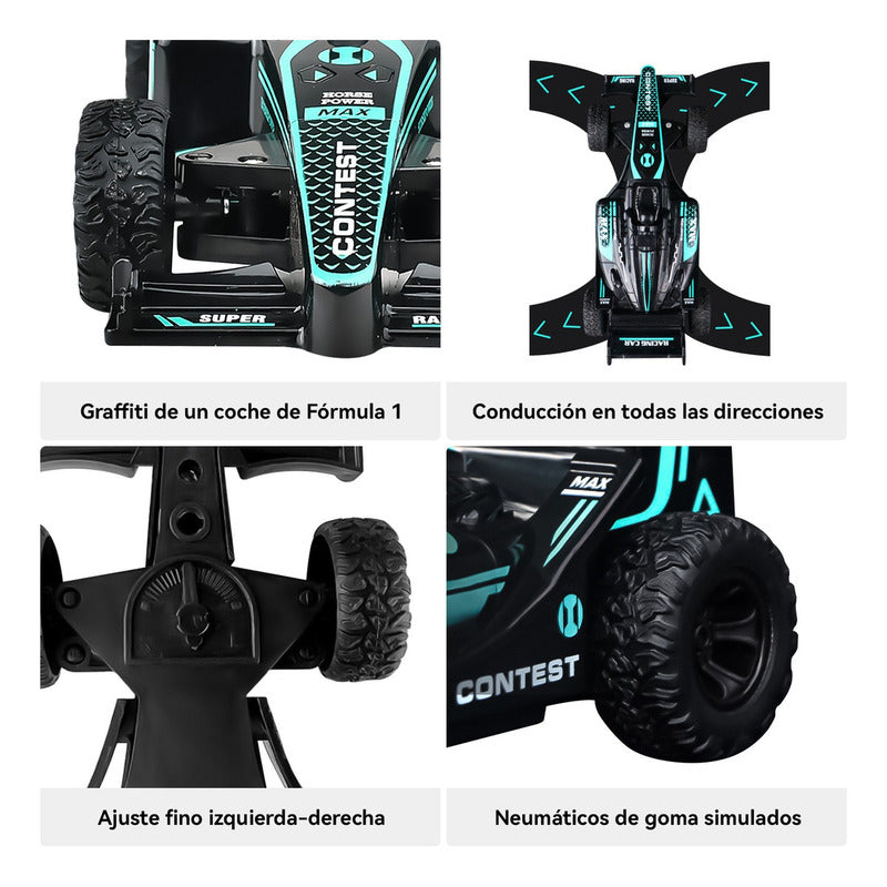 Auto De Carrera Rc Juguete Control Remoto Niños Niñas Import Cian