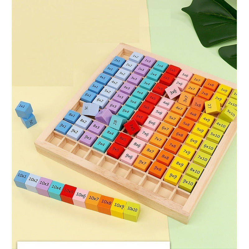 Tabla de Multiplicación Montessori de Madera Altmann