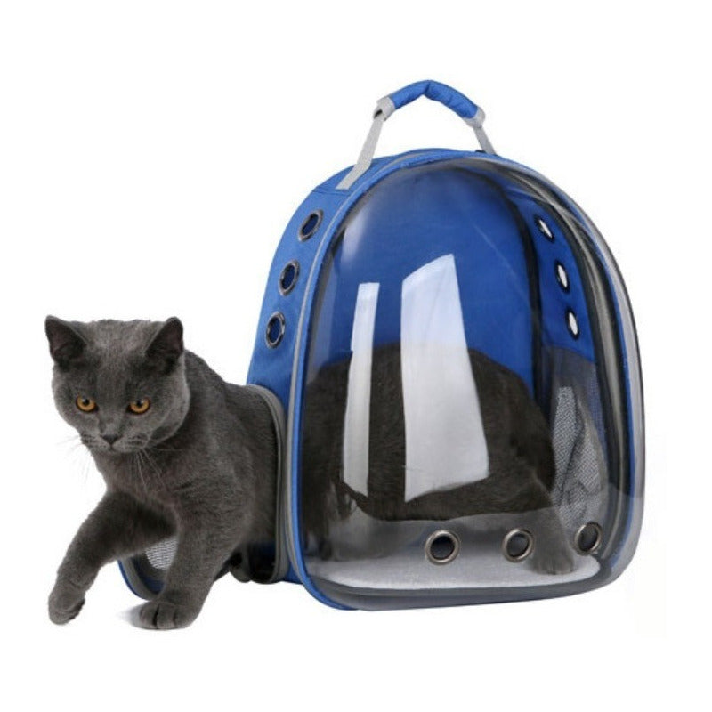 Mochila Transportadora Transparente para Mascotas Altmann