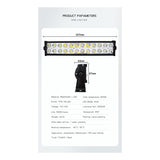 Barra Led Neblinero  Auto/camioneta 4x4 72w 24 Led Importada