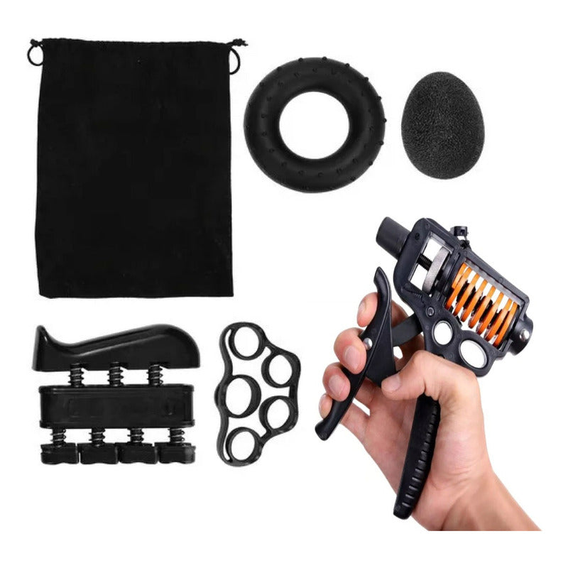 Ejercitador De Manos 5 Pzs Hand Grip Profesional 5 - 165 Kg