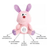 Peluche Con Sonido Ruido Blanco Y Luz Nocturna Sueño De Bebé