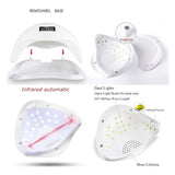 Secador Uña Uv Led Lampara Manicure Profesional 48w Importad Blanco