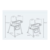 Silla Ecocuero Para Comer Portatil  Importada Multiuso