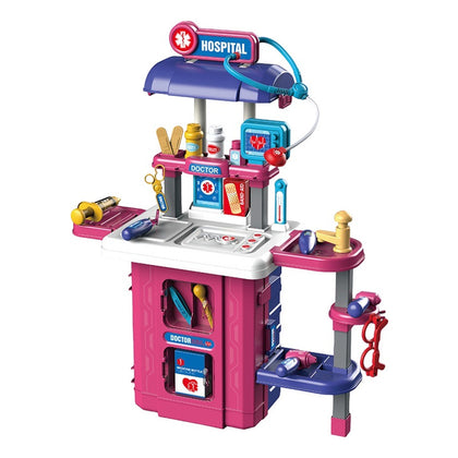 Maletín Hospital De Juguete 3 En 1 Con Accesorios 38pcs