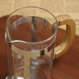 Cafetera Prensa Francesa 600ml  Vidrio Y Acero Inoxidable  Plateado
