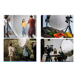 Pantalla Reflectora Fotografico 110cm 5 En 1 Más Bolso Impor Blanco/negro/dorado/plateado