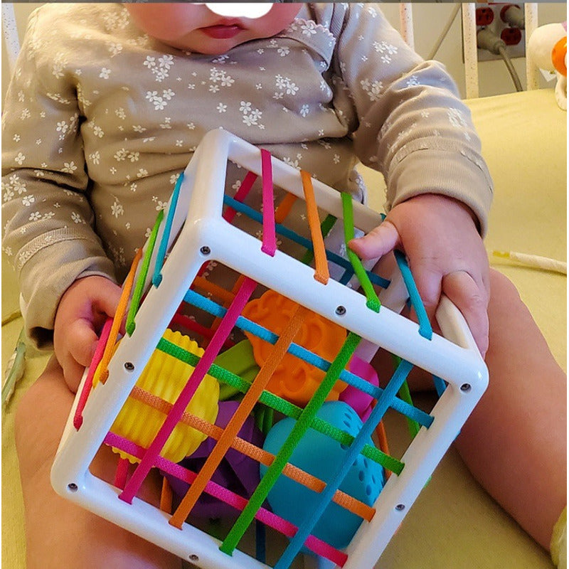 Juguete Interactivo De Habilidad Motora Cubo Montessori