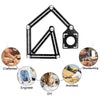Escuadra Plegable Para Ceramica + 3 Brocas Diamantadas