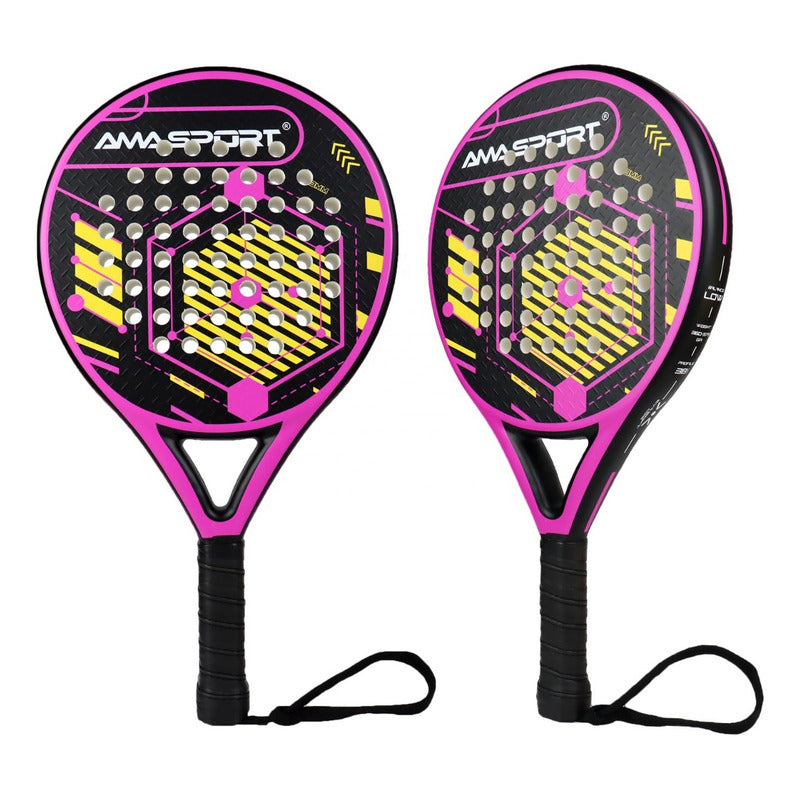 Pala de Pádel 38mm Full Carbono con Bolso - 4 Diseños