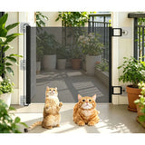 Reja Retráctil Para Puertas Y Pasillos Importada 190cms Negro