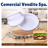 Molde Hamburguesa Preparar Prensa Cocinar Burger Blanco