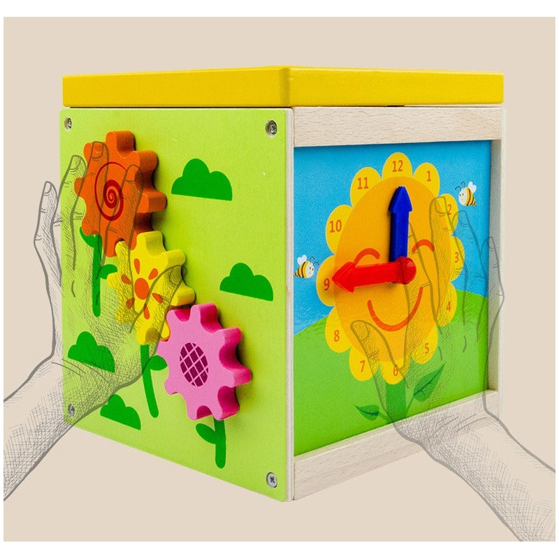 Cubo Didáctico Montessori Juguete De Madera Bebe Infantil