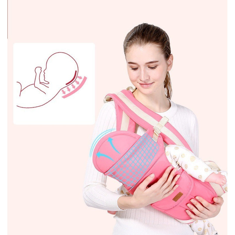 Mochila Portabebé 3 en 1 Ajustable con Asiento Removible Altmann